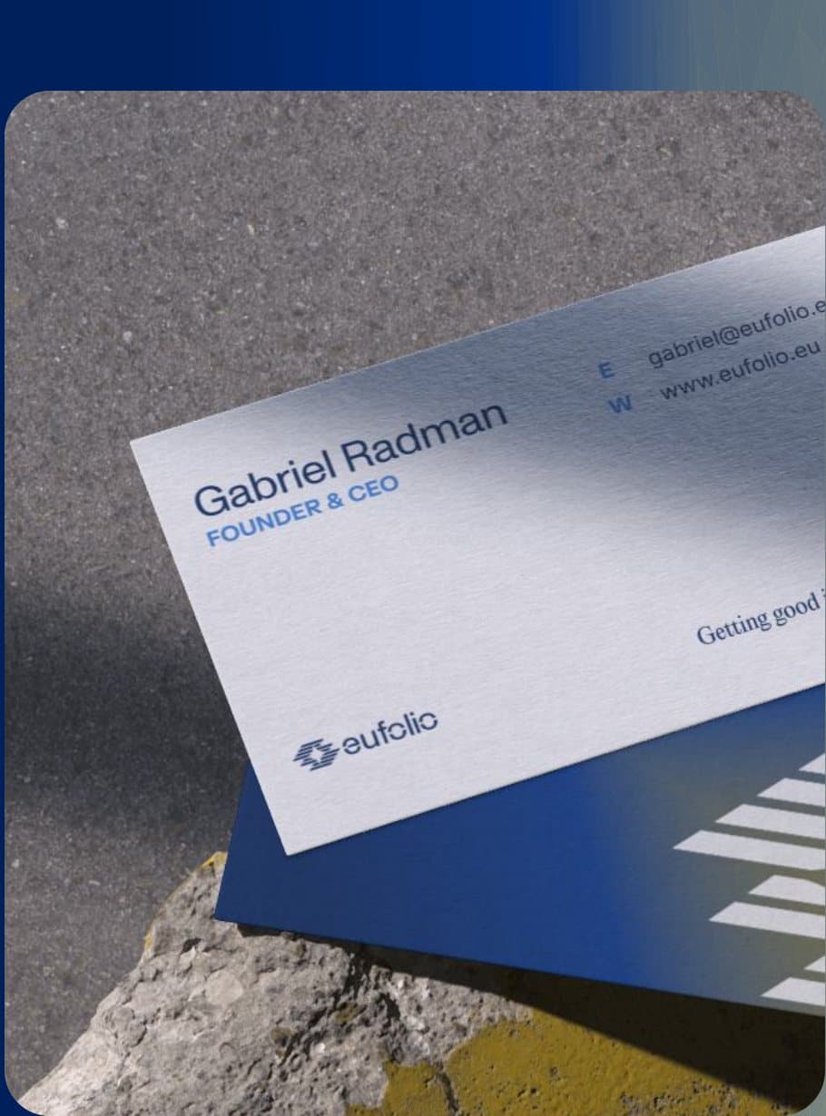 Eufolio business card