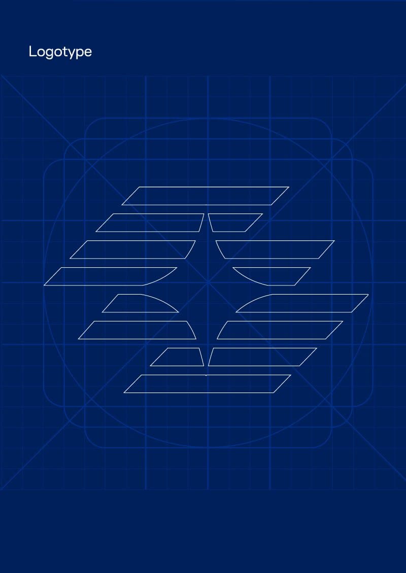 Eufolio logotype construction