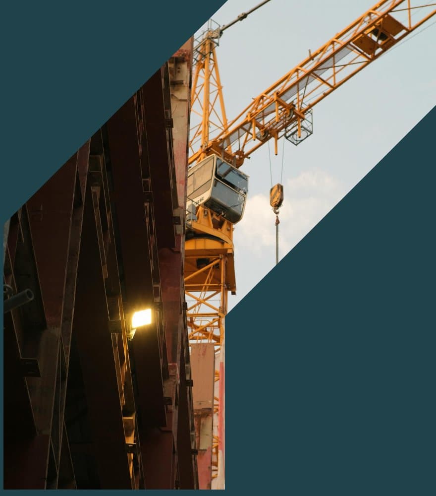 Crane on a construction site