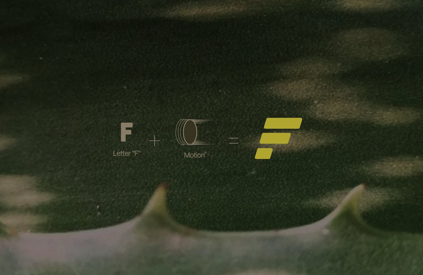Finexa logomark: the letter F plus motion