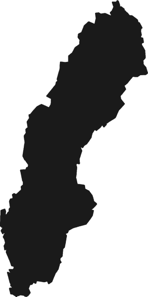 Map of Sweden